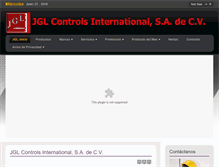 Tablet Screenshot of jgl.com.mx